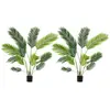 Lot de 2 Palmiers Areca Artificiels de 140 cm - COSTWAY - Faux Plante ...