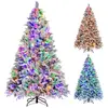 Sapin de Noël Artificiel Lumineux -RELAX4LIFE- 210CM- 320 LED à Couleu...