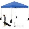 CostwayTonnelle Pliante 3 x 3 M, Abri Extérieur Portable et Pliable av...