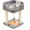 CostwayPetit Arbre à Chat d'Intérieur Tour pour Chat avec Perchoir en ...