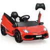 COSTWAY Lamborghini Voiture Électrique 12v/4,5 Ah, Télécommande 2.4g, ...