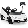 COSTWAY Lamborghini Voiture Électrique 12v/4,5 Ah, Télécommande 2.4g, ...