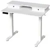 CostwayBureau Assis-Debout Electrique 100x60 cm avec 2 Tiroirs Réglabl...