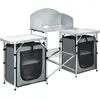 CostwayCuisine de Camping avec Etagère de Rangement Cuisine d’Extérieu...