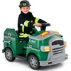 CostwayVoiture à Pousser Pompiers pour Enfants 12v Véhicule de Pompier...