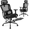 CostwayChaise de Bureau Ergonomique Chaise d'Ordinateur avec Repose-pi...