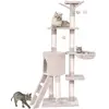 CostwayArbre à Chat de 140cm Multi-Niveaux avec Griffoirs en Sisal Con...