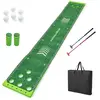 CostwayEnsemble de Jeu de Golf-pong Tapis de Putting Green de 332cm av...