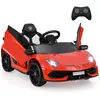 CostwayVoiture Électrique Enfant Lamborghini 12V Véhicule Électrique A...