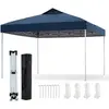 CostwayTonnelle de Jardin Pop-up 295x295CM Tente Réception Pliant avec...