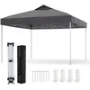 CostwayTonnelle de Jardin Pop-up 295x295CM Tente Réception Pliant avec...