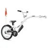 Weeride Copilot Vélo remorque Semi-Tandem Mixte Enfant, Blanc, 50,8 cm