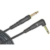 D'Addario Planet Waves PW-GRA-20 Custom Câble d'instrument à angle droit 6 m Noir