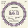D'Addario EJS57 Custom Médium 11-22 - Jeu de cordes Banjo 5 cordes