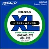 D'Addario Daddario Exl 220-5 Jeu De Cordes Pour Basse Électrique 5 Cordes