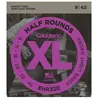 D'Addario And Co EHR320 Half Rounds Super Light 9-42 Jeux de cordes électriques 009