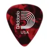 Daddario D'Addario 1CRP4-10 - Médiators celluloïd rouges, pack de 10, Medium