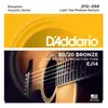 D'Addario And Co EJ14 80/20 Bronze Light Top/medium Bottom 12-56 Jeux de cordes folk 012