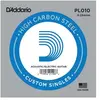 D'addario PL010 - Corde au détail 010 guitare électrique - Acier plein