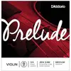 Daddario J814 3/4M - Corde seule (Sol) violon Prelude, manche 3/4, Medium