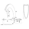 Mavic Rayon Cxr Ultimate 80 T 2013 Rear 10 Unités 232 mm