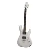Schecter Guitare électrique 432 C-6 Deluxe à corps solide, blanc satiné