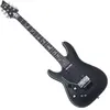Schecter Damien 6 Platinum Fr Sustainiac Lh Satin Black
