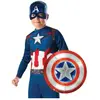 Bouclier en plastique metallise Marvel Avengers Captain America