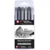 SAKURA Stylo pinceau Koi Coloring Brush, étui de 6, gris ()