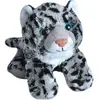 Wild Republic - 16235 - Peluche - Hug'ems - Léopard des Neiges - 18 cm