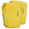 Paire de sacoches de porte bagages thule shield pannier 13l  26l  jaune