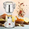 TTLIFE 150g moulin à farine électrique, Herb Grain Épice Céréales Broyeur Machine,28000r/min Portable Grinder 3 Lames, Synchronisation