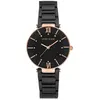 Montre femme  Anne Klein  AK-3266BKRG - Bracelet Céramique Doré rose
