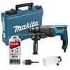Perforateur SDS-Plus 800 W - MAKITA - accessoires - coffret - HR2600X9