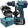 Perceuse Visseuse Diam. 13 Mm 18V Lxt Makpac + 3 Batteries Makita Ddf4...