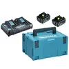 Makita - Pack 2 batteries 18V 6Ah + chargeur DC18RD + MakPac -198077-8