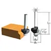 Makita Fraises à chanfreiner à roulement 2 taillants 6mm - D-09488