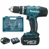 DHP453RFX4 Perceuse Percussion Batterie 18V 42Nm 2x3.0Ah 74 Accessoires - Makita