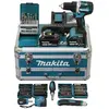 Makita Perceuse visseuse 54nm bl1850x2 + 96 pièces bit set - makita - ddf484rtx6