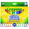 Crayola Marqueurs lavables à pointe conique junior 24 pièces
