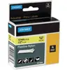 DYMO Rhino - Etiquettes Industrielles Nylon Flexible 12mm x 3.5m - Noir sur Jaune