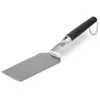 Spatule en inox avec manche en silicone pour plancha Weber