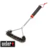 Brosse de nettoyage triangulaire - WEBER - en acier inoxydable - 46 cm