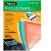 Fellowes Couvertures de reliure PVC transparent A4 en PVC 200 microns - Pack de 100