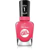 Sally Hansen Miracle Gel Vernis à ongles, nuances roses et rouges, rose chaud, 14,7 ml