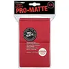 100 pochettes Pro-Matte Format Standard Red - Ultra Pro