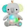 BRIGHT STARTS Jouet peluche éléphant Hug-a-Bye Baby, sons et lumières