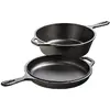 Lodge Cast Iron - Combi cocotte-poêle en fonte avec poignées 26cm