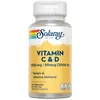 Solaray - Vitamine C (1000mg) + D (2000UI) Solaray 60 Vegcaps