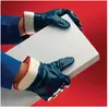 Gant ActivArmr 27-805 Taille 10 blanc/bleu jersey de coton avec nitrile EN 388